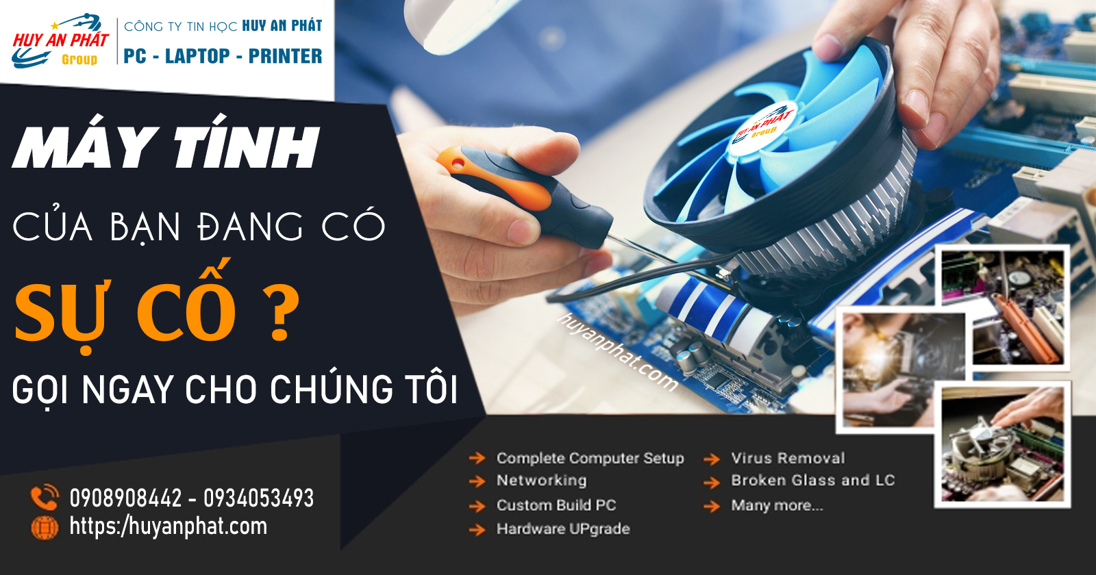 Sửa máy tính Quận Gò Vấp Phạm Văn Chiêu 