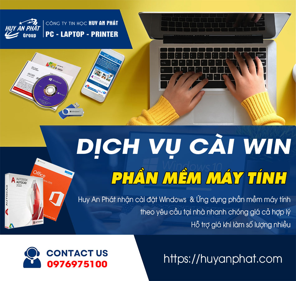 Dịch vụ Cài Win Tại Nhà Quận Tân Phú, Khuông Việt, Phú Trung